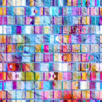 abstract geometric pattern of squares