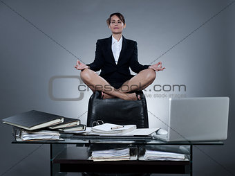business secretary woman levitation