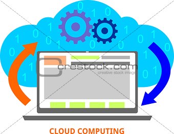 vector - cloud computing