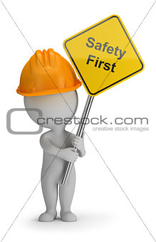 3d small people - safety first