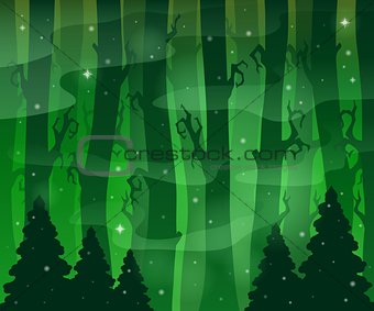 Mysterious forest theme image 8