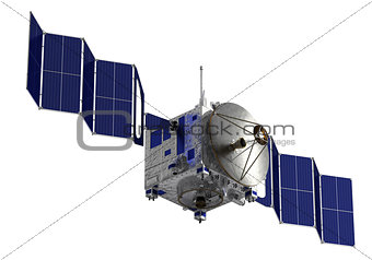 Satellite Deploys Solar Panels
