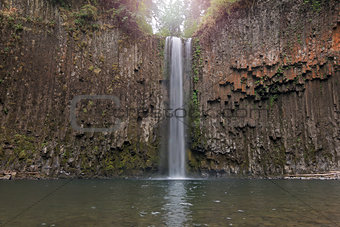 Abiqua Falls in Oregon Closeup