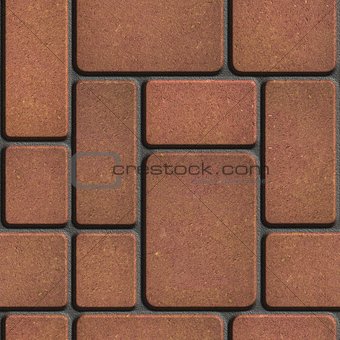 Brown Tiles of Different Rectangular Shapes.
