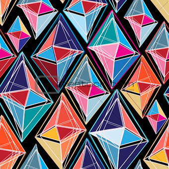 abstract pattern of polygons