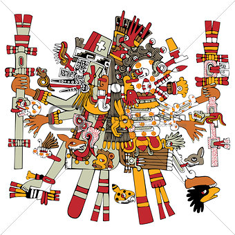 Ancient Aztec God
