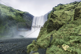 Skogarfoss waterfall in Iceland