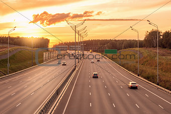 View of the new highway.