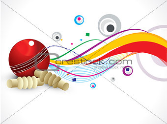abstract colorful cricket background