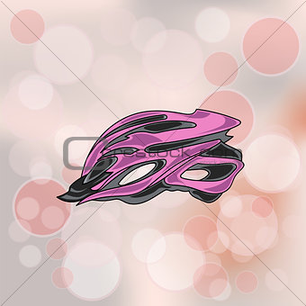Pink Bike Helmet