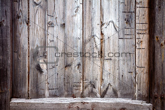 Closeup of old wood planks 