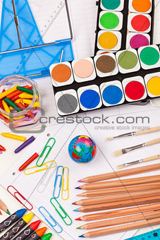 Back to school - school supplies