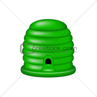 Bee house in green design