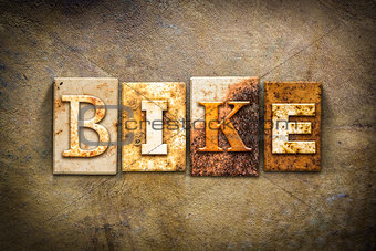 Bike Concept Letterpress Leather Theme