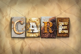 Care Concept Rusted Metal Type