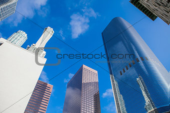 Skyscrapers in downtown LA, Los Angeles