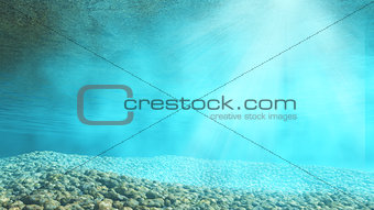 3D underwater background