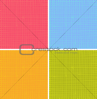 liquid organic stripe grid pattern in multiple color