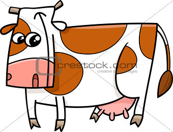 cow farm animal cartoon