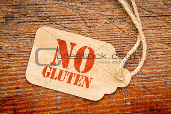 No gluten on paper price tag 