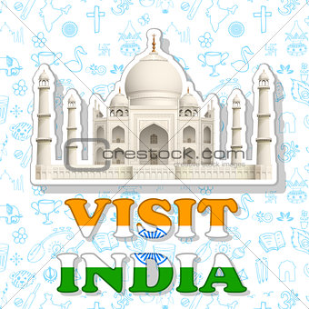 Visit India Sticker