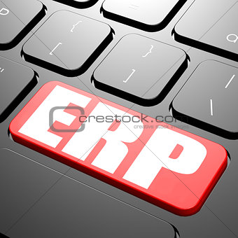 Keyboard with ERP text
