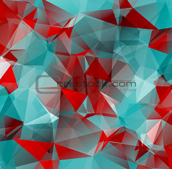 red blue background