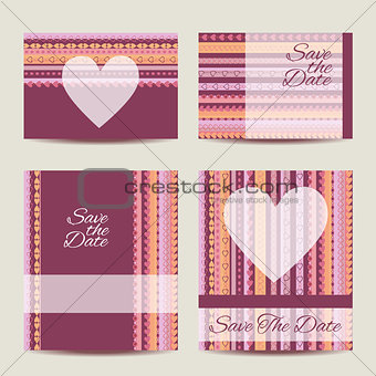 Save the date card set