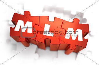 MLM - White Word on Red Puzzles.
