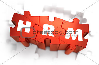 HRM - Text on Red Puzzles.