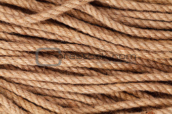 Old marine rope texture