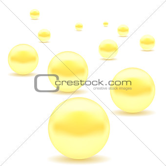 Set of Yellow Pearls