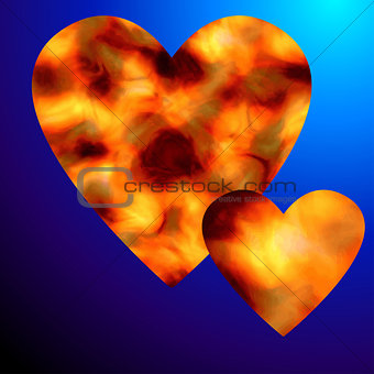 Decorative hearts 