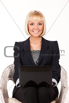 Young Woman With Notebook