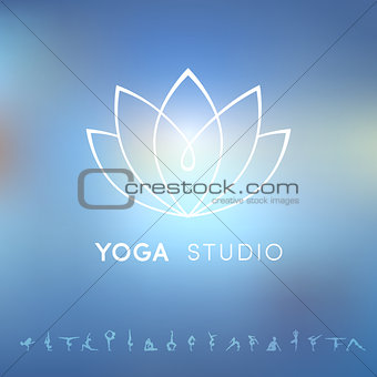 Logo for a yoga studio