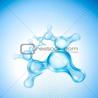 Blue molecule