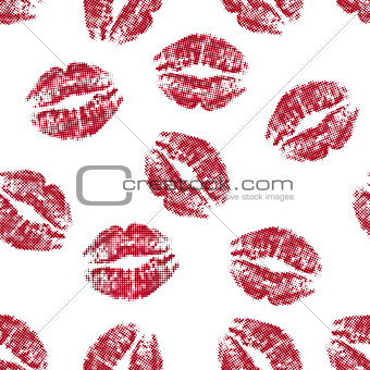 halftone lips