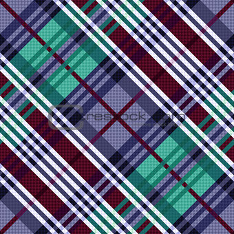 Diagonal seamless pattern in cool hues