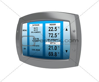 Programmable digital thermostat
