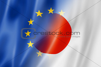 Europe and Japan flag
