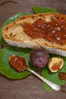 Bread and fig jam