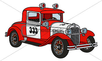 Vintage fire patrol car