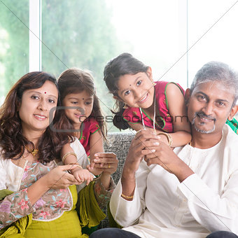 Beautiful Indian family