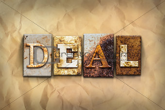 Deal Concept Letterpress Theme