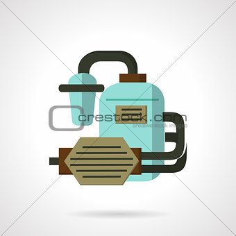 Flat vector icon for water supply