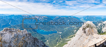 Panorama from Zugspitze