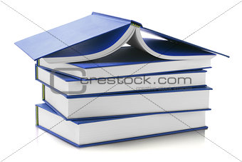 Blue Hard Cover Books