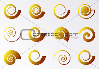 Spiral icons