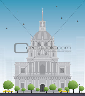 Les Invalides hospital and chapel dome