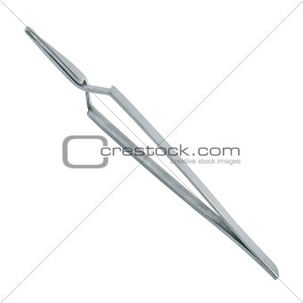 dental pliers isolated on white background